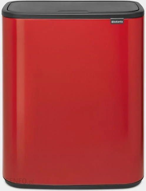 Brabantia Kosz dotykowy BO TOUCH BIN 2 x 30l Czerwony 221507