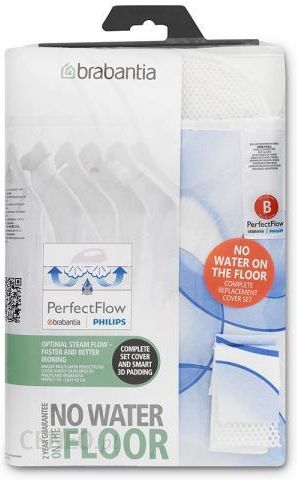Brabantia Pokrowiec Na Deskę Do Prasowania B 124X38Cm Perfectflow Bubbles (Br101106)
