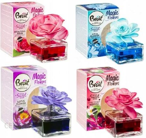 Brait Kwiatki Dekoracyjne Odśwież.Powietrza 4x75ml
