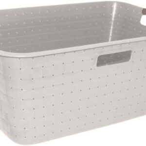 Curver Nuance 40L Kosz Do Magla 60X39X26Cm Beżowy 17197403