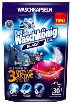 Der Waschkonig Kapsułki Do Prania Black 30 Sztuk