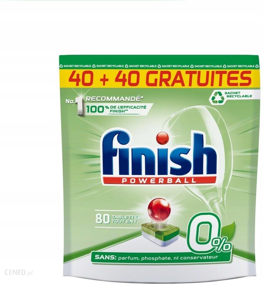 Finish Alle In One 0% Tabletki Do Zmywarki 80 Sztu