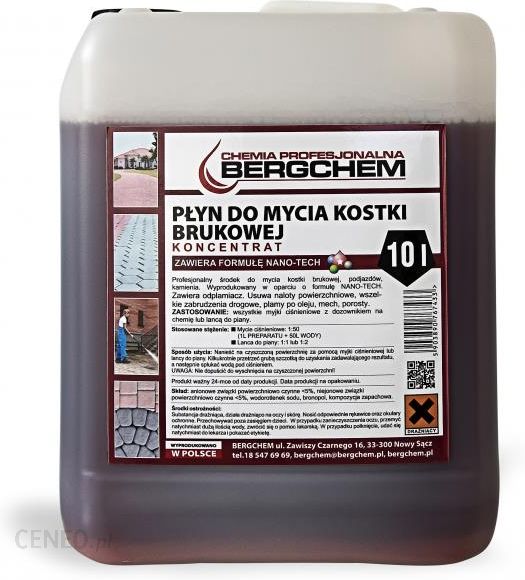 PŁYN DO MYCIA KOSTKI BRUKOWEJ 10L