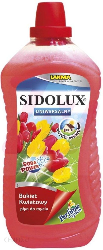 Sidolux Kwiatowy 1L Uniwersalny Płyn Do Mycia Podłóg