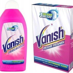Vanish Zestaw Do Prania Firanek Proszek + Płyn