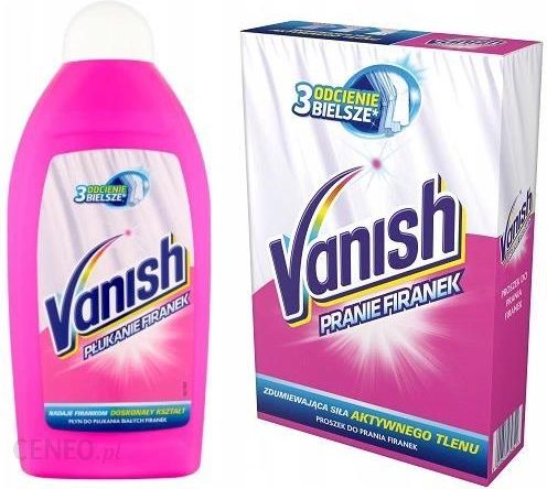 Vanish Zestaw Do Prania Firanek Proszek + Płyn